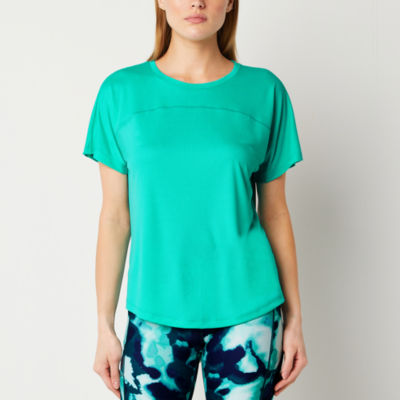 Xersion Womens Crew Neck Short Sleeve T-Shirt