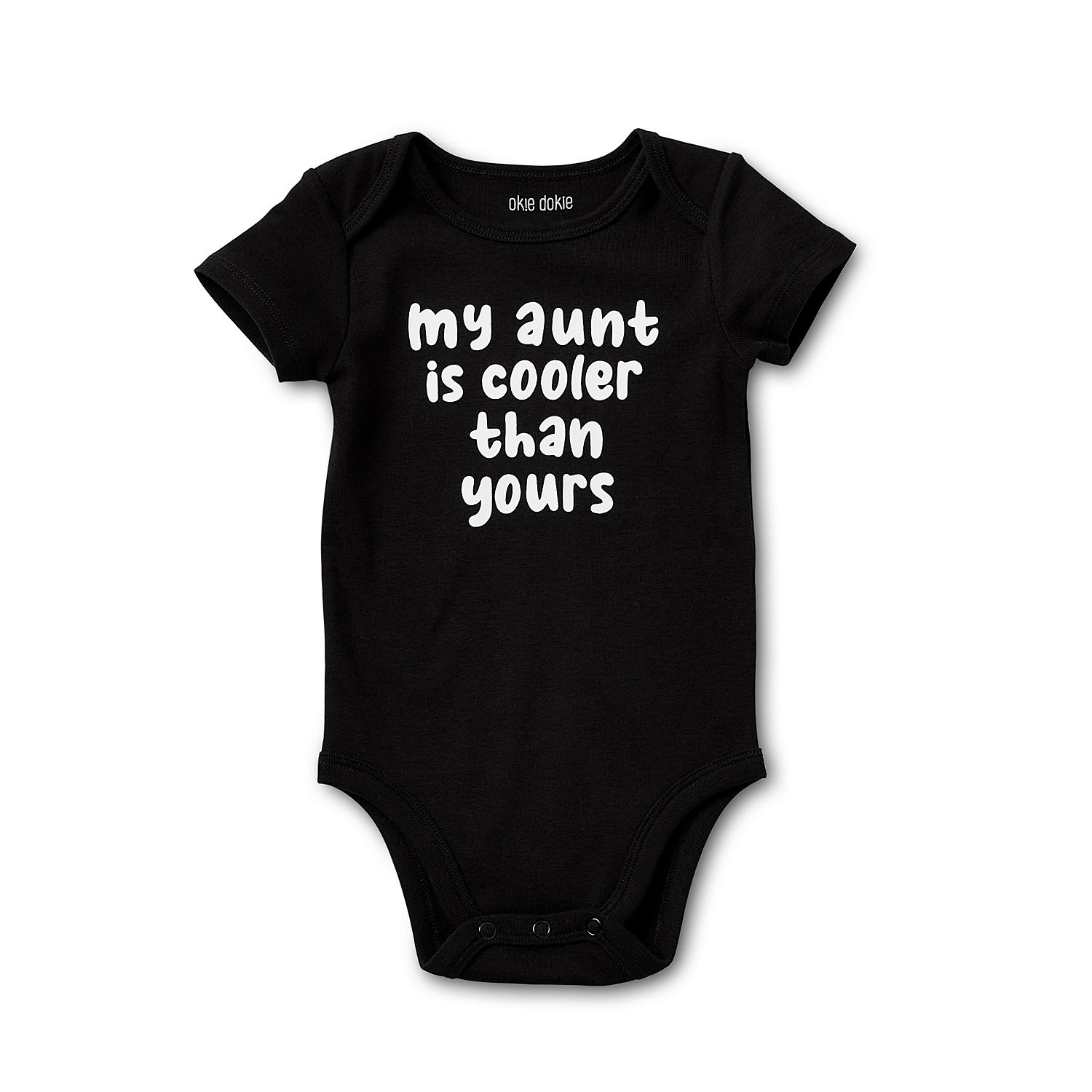 Okie Dokie Baby Unisex Bodysuit, Color: Black - JCPenney