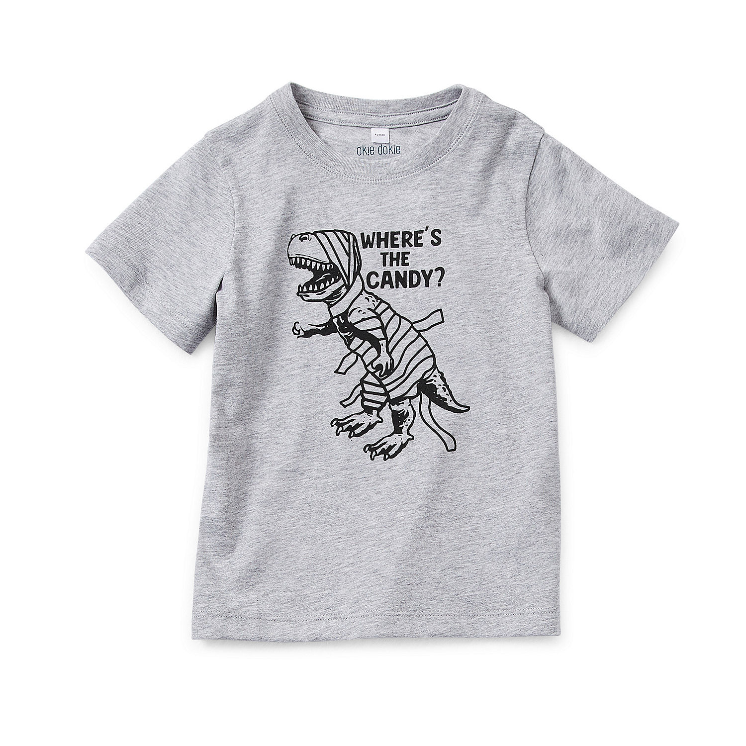 Okie Dokie Toddler & Little Boys Crew Neck Short Sleeve Graphic T-Shirt ...