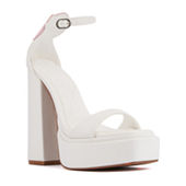 Olivia Miller Womens Amour Heeled Sandals