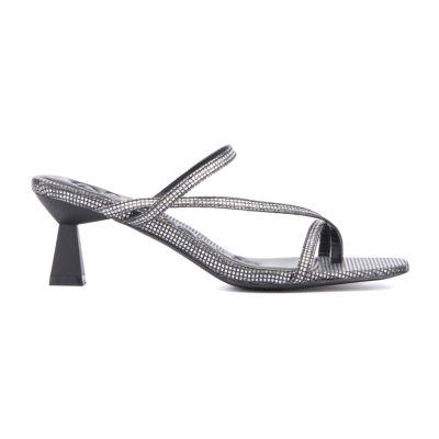 Olivia Miller Womens Angelic Heeled Sandals