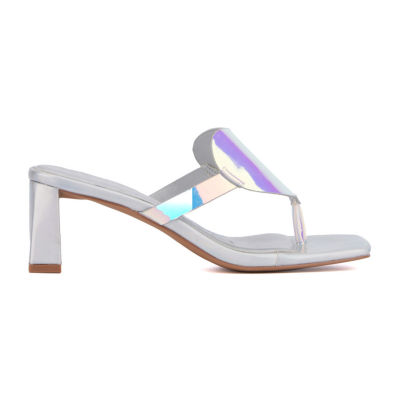 Olivia Miller Womens Lover Gurl Heeled Sandals