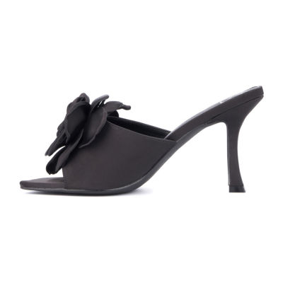 New York & Company Womens Gardenia Slide Sandals