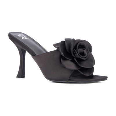 New York & Company Womens Gardenia Slide Sandals