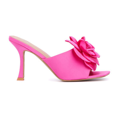 New York & Company Womens Gardenia Slide Sandals