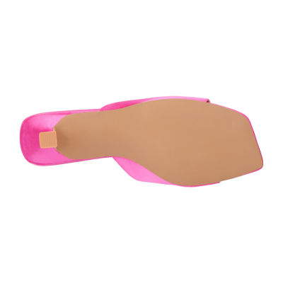 New York & Company Womens Gardenia Slide Sandals