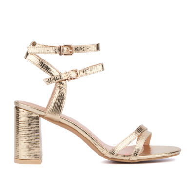 New York & Company Womens Laina Heeled Sandals