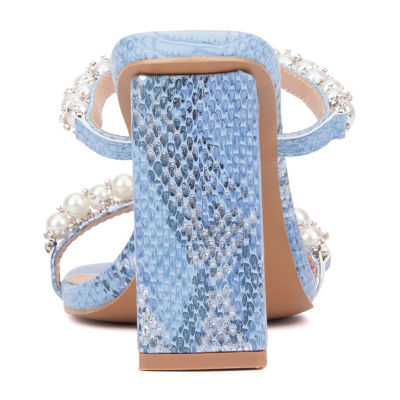 New York & Company Womens Calissa Heeled Sandals