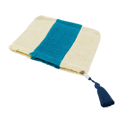 Mixit Color Block Jute Pouch