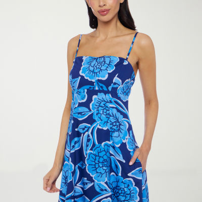 Premier Amour Womens Sleeveless Floral Maxi Dress