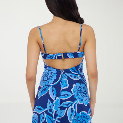 Premier Amour Womens Sleeveless Floral Maxi Dress