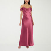 Premier Amour Womens Short Sleeve Evening Gown