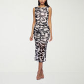 Premier Amour Womens Short Sleeve Evening Gown