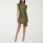 Premier Amour Womens Short Sleeve Evening Gown
