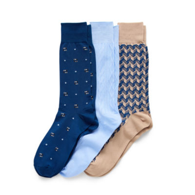Stafford Mens 3 Pair Crew Socks