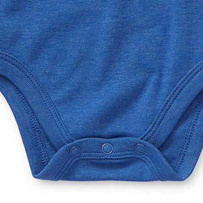 Okie Dokie Baby Boys Crew Neck Short Sleeve Bodysuit