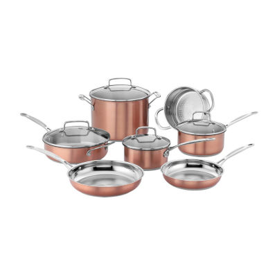 Cuisinart 8-pc. Copper Cookware Set, Color: Copper - JCPenney