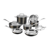 Best Buy: KitchenAid 3-Ply Base Stainless Steel Cookware Set, 11-Piece Brushed  Stainless Steel 71001