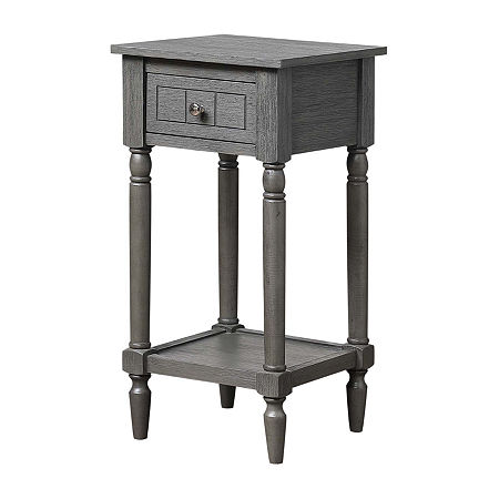 Convenience Concepts French Country Khloe Accent Table, One Size, Gray