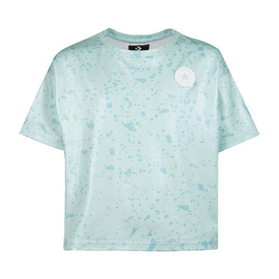 Converse Big Girls Crew Neck Short Sleeve Graphic T-Shirt