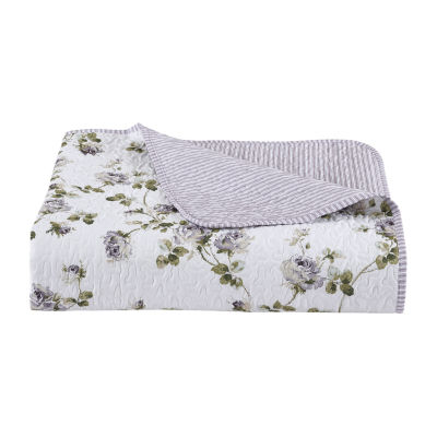 Royal Court Rosemary Floral Quilt Set