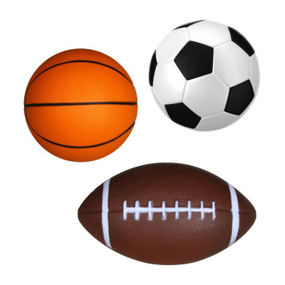 Hedstrom Hedstrom Authenic Athletic Mini Foam Sports Balls; 3 Pack