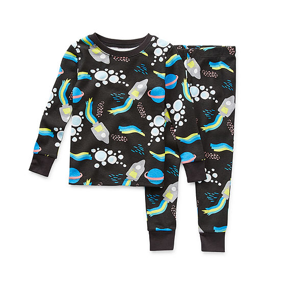Okie Dokie Toddler Boys 2-pc. Pant Pajama Set