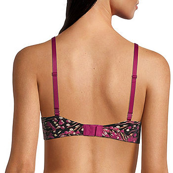 Ambrielle Everyday Wirefree Full Coverage Bra, Color: Feather Fan