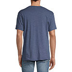#1 Dad Mens Crew Neck Short Sleeve Classic Fit Graphic T-Shirt