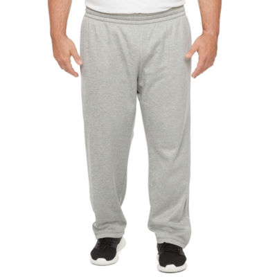 Xersion Mens Mid Rise Big and Tall Workout Pant, Color Gray Hthr
