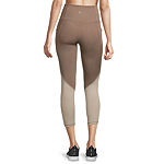 Xersion Womens High Rise Quick Dry 7/8 Ankle Leggings Petite