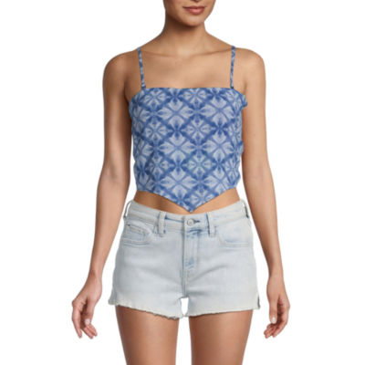 Arizona Juniors Square Neck Sleeveless Tank Top