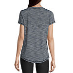 Xersion Womens V Neck Short Sleeve T-Shirt
