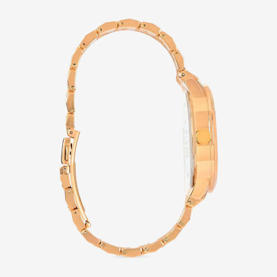 Jones N.Y. Mens Gold Tone Bracelet Watch M0183g-42-G27