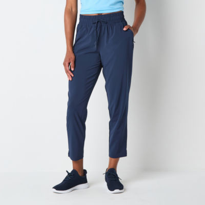 Xersion Womens Tall FeatherLite Woven Mid Rise Tapered Pull-On Pants
