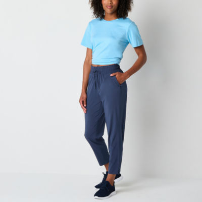 Xersion Womens Tall FeatherLite Woven Mid Rise Tapered Pull-On Pants