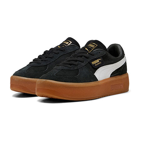 PUMA Womens Puma Palermo Elevata Sneakers, 10 Medium, Black