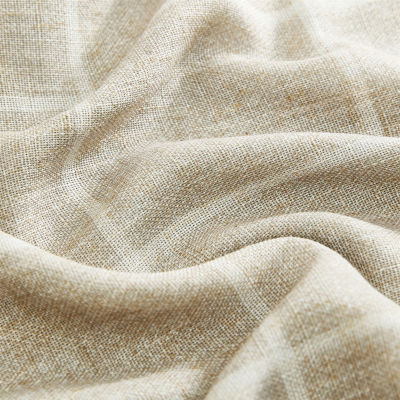 Elrene Home Fashions Sawyer Windowpane Rod Pocket Back Tab Energy Saving Blackout Single Curtain Panel