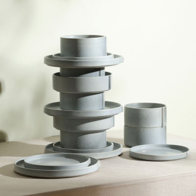 Stone + Lain Bao 12-pc. Stoneware Dinnerware Set