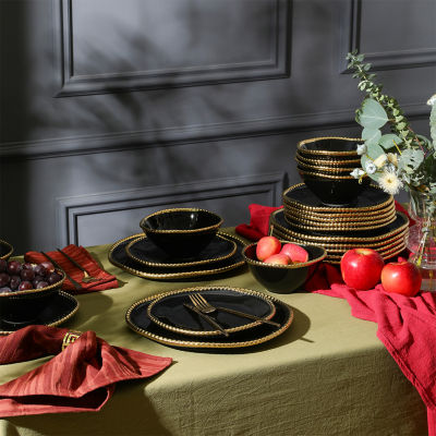 Christian Siriano New York Akoya 4-pc. Porcelain Dinnerware Set