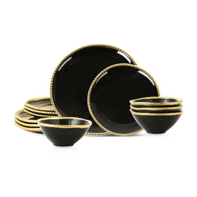 Christian Siriano New York Akoya 4-pc. Porcelain Dinnerware Set