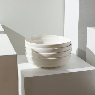 Stone + Lain Virtuo 4-pc. Porcelain Pasta Bowl