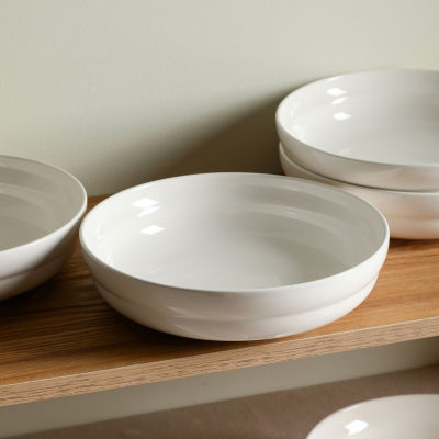 Stone + Lain Virtuo 4-pc. Porcelain Pasta Bowl