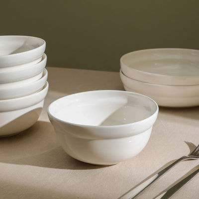 Stone + Lain Virtuo 4-pc. Porcelain Cereal Bowl