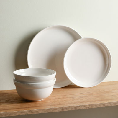 Stone + Lain Virtuo 12-pc. Porcelain Dinnerware Set
