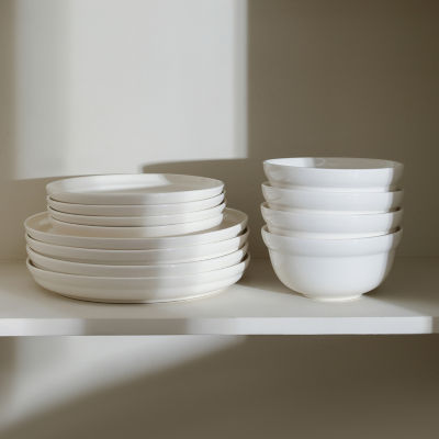 Stone + Lain Virtuo 12-pc. Porcelain Dinnerware Set