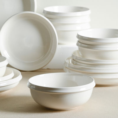 Stone + Lain Verso 4-pc. Porcelain Cereal Bowl