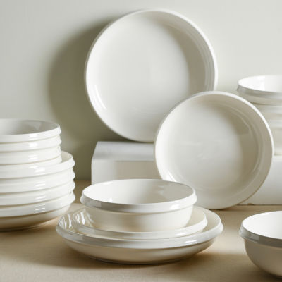 Stone + Lain Verso 12-pc. Porcelain Dinnerware Set
