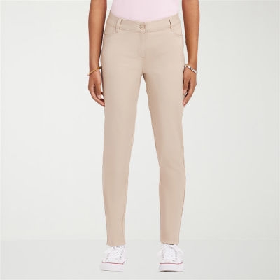 IZOD Womens Juniors Straight Flat Front Pant