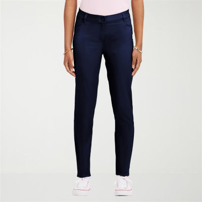 IZOD Womens Juniors Straight Flat Front Pant